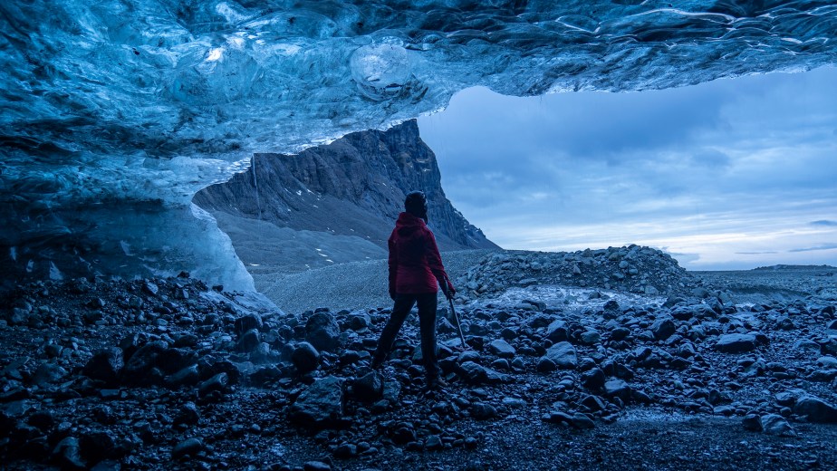 Lodowa Grota na lodowcu&nbsp;Vatnajökull
